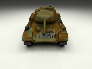 t-34-85 tank camo Modelo 3D