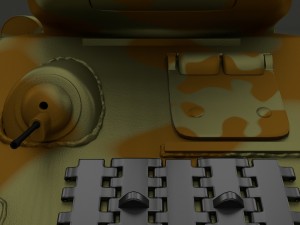 t-34-85 tank camo Modelo 3D
