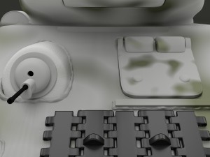 t-34-85 tank winter camo 3D 模型