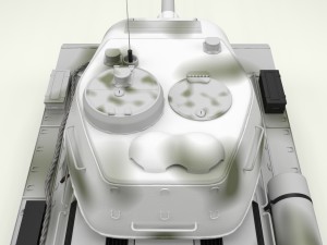 t-34-85 tank winter camo 3D 模型