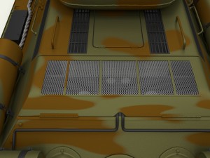 t-34-85 with interior camo 3D Модель