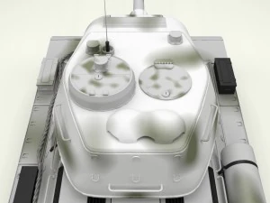 t-34-85 with interior winter camo 3D Model