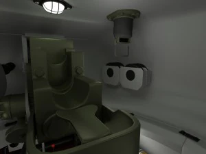 t-34-85 with interior winter camo 3D Model