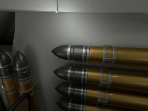 t-34-85 with interior winter camo 3D Model