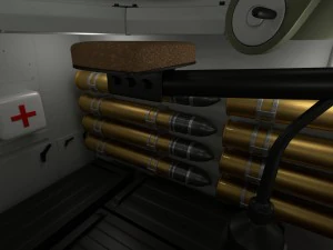 t-34-85 with interior winter camo 3D Model
