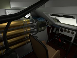 t-34-85 with interior winter camo 3D Model