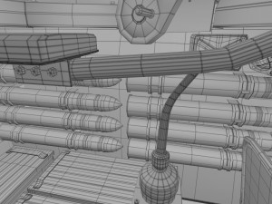 t-34-85 with interior winter camo Modèle 3D