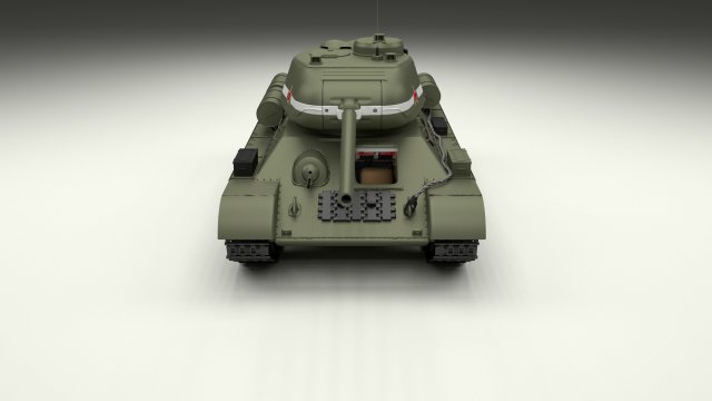 t-34-85 with interior hdri Modelo 3D .c4d .max .obj .3ds .fbx .stl .blend 