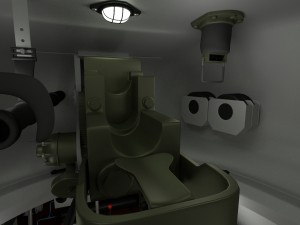 t-34-85 with interior hdri Modelo 3D