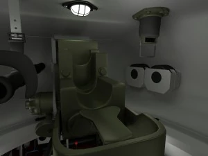 t-34-85 with interior hdri 3D Model