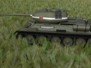 t-34-85 with interior hdri Modelo 3D