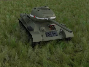 t-34-85 with interior hdri 3D Model