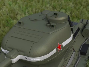 t-34-85 with interior hdri 3D Model