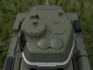 t-34-85 with interior hdri Modelo 3D