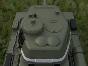 t-34-85 with interior hdri 3D Model