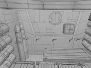 t-34-85 with interior hdri 3D Model