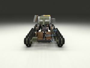 t-34-85 interior-engine bay full hdri camo Modelo 3D