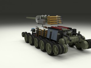 t-34-85 interior-engine bay full hdri camo Modelo 3D