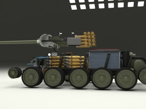 t-34-85 interior-engine bay full hdri camo Modelo 3D