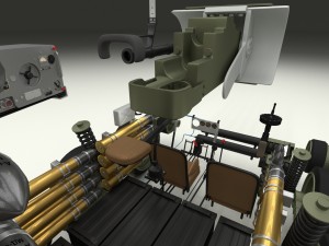 t-34-85 interior-engine bay full hdri camo Modelo 3D