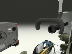 t-34-85 interior-engine bay full hdri camo 3D Model