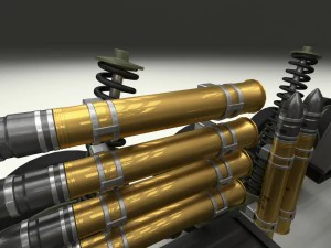t-34-85 interior-engine bay full hdri camo 3D Model