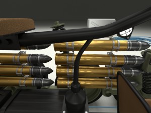 t-34-85 interior-engine bay full hdri camo Modelo 3D