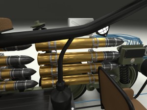 t-34-85 interior-engine bay full hdri camo Modelo 3D