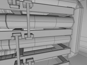 t-34-85 interior-engine bay full hdri camo 3D Model