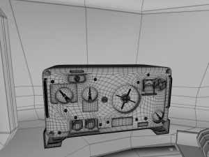 t-34-85 interior-engine bay full hdri camo Modelo 3D