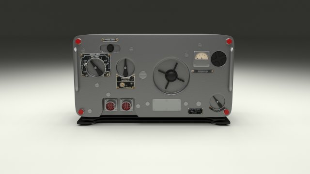 old military radio 3Dモデル .c4d .max .obj .3ds .fbx .stl .blend 