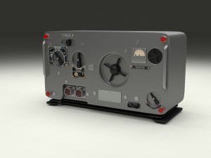old military radio 3Dモデル