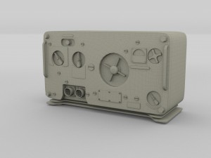 old military radio 3Dモデル
