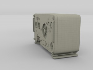 old military radio 3Dモデル
