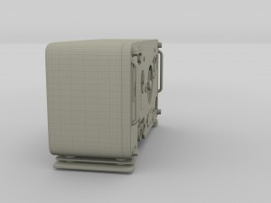 old military radio 3Dモデル