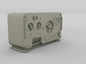 old military radio 3Dモデル