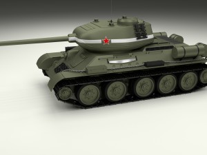 t-34-85 tank hdri 3D Модель
