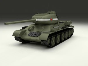 t-34-85 tank hdri 3D Model