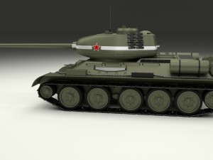 t-34-85 tank hdri 3D Модель