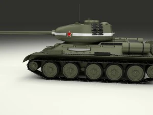 t-34-85 tank hdri 3D Model