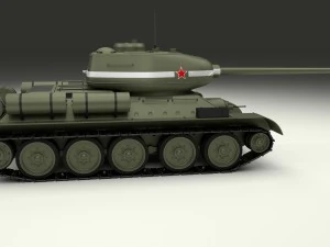 t-34-85 tank hdri 3D Model