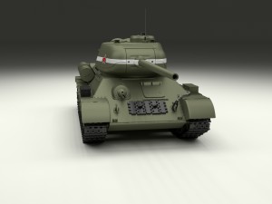 t-34-85 tank hdri 3D Модель