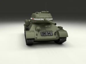 t-34-85 tank hdri 3D Model