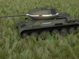 t-34-85 tank hdri 3D Модель
