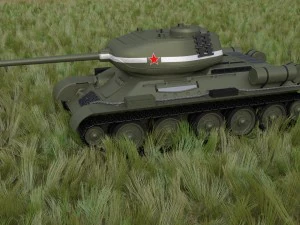t-34-85 tank hdri 3D Model