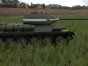 t-34-85 tank hdri 3D Модель