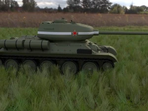 t-34-85 tank hdri 3D Model