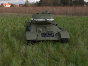 t-34-85 tank hdri 3D Модель