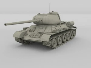 t-34-85 tank hdri 3D Model