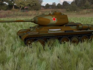 t-34-85 tank hdri camo 3D 모델